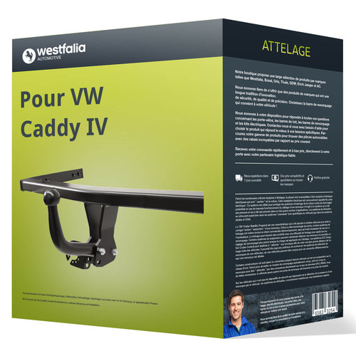 Attelage pour caddy iv - attelage,