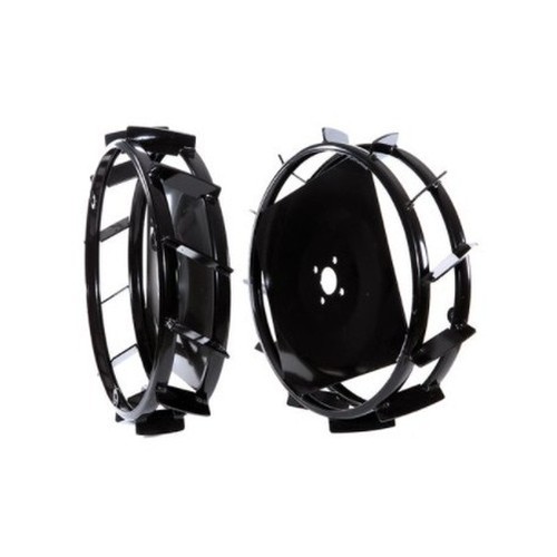 Paire roues métalliques - de,