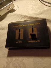 Camcorder Audio Stereo Mixer – Mélangeur audio stéréo RCA/AUX vintage –...