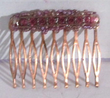 Vintage Pink Rhinestone Hair