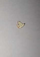 broche épinglette colombe de la paix (style Picasso) hauteur: 1,7 cm