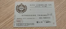 Billet 1988 KFC Lommel vs KSK