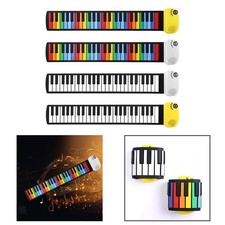 Piano portable enroulable, 49 touches, , robuste, léger, roulé à la main,