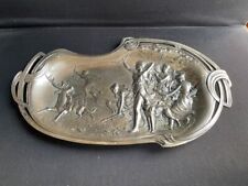 Plateau à cartes Art nouveau signé – WMF – Métal argenté