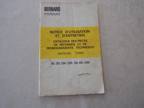 Notice utilisation entretien - utilisation,