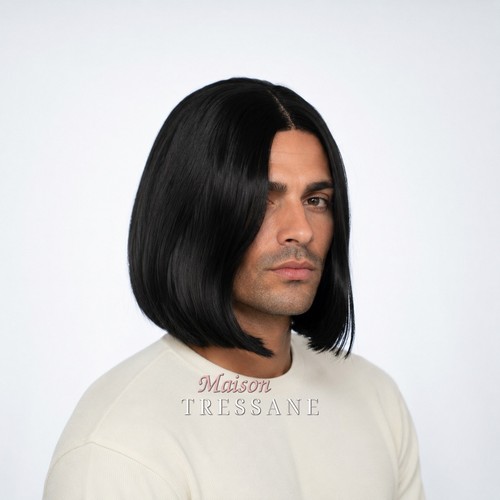 Perruque homme noir - homme,