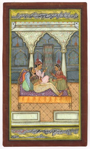 Peinture miniature moghol - peinture,