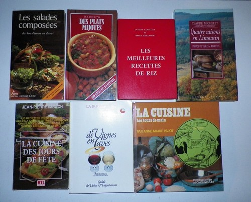 Lot livres cuisine - 12,