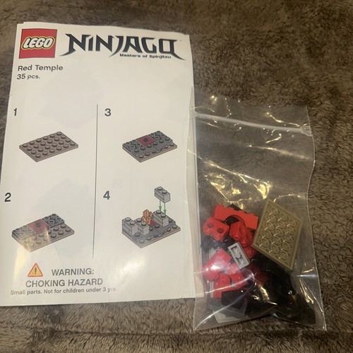 Lego ninjago movie red temple - red,