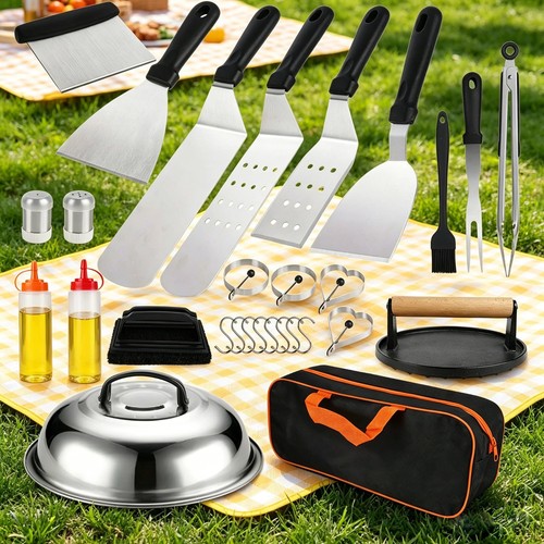 Kit ustensiles barbecue 29pcs - barbecue,