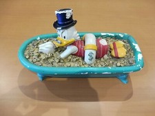 RARE FIGURINE EN PLÂTRE "PICSOU DANS SA BAIGNOIRE" STAN / DISNEY 1985 - A VOIR  