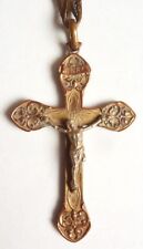 Croix pendentif  Bijou ancien fin 19e siècle cross jewel 19th century 