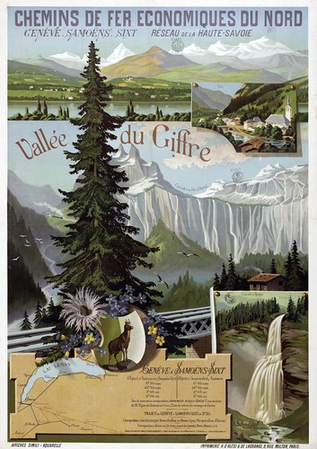 Affiche chemin fer - de,