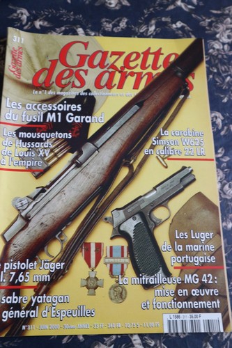 Revue gazette armes 311 - armes, n°311
