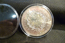 TRES BELLE PIECE DE 50 F ARGENT HERCULE ( 78  1 )