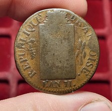 #111-1 ~ LOUIS XVI - Sol à la table des lois aux balances 1793 BB