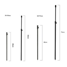 Repose nacelle de canne à pêche robuste télescopique 30 50 cm 48 75 cm avec m