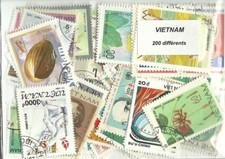 Lot 200 timbres du Vietnam