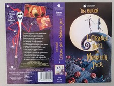 JAQUETTE VHS - L'ETRANGE NOEL DE MONSIEUR JACK - VHS SLEEVE - TIM BURTON