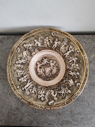 Grande assiette décorative - assiette, en