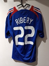 Maillot EQUIPE DE FRANCE 2008 ADIDAS football shirt trikot RIBERY n°22 maglia M