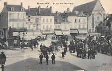 CPA 36 ISSOUDUN / PLACE DES MARCHES