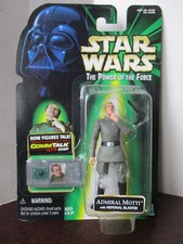 3 3/4 STAR WARS POTF 1999 ADMIRAL MOTTI NEUF EN BLISTER COMMTALK CHIP
