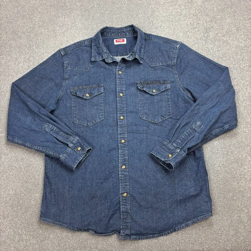 Chemise jean wrangler - jean,