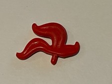 LEGO minifig helmet Red plume