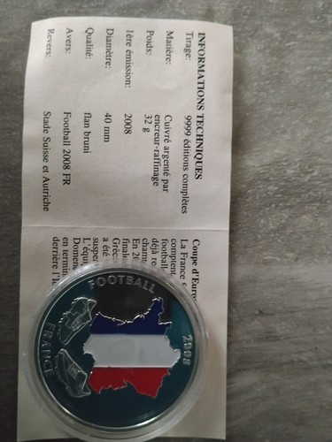 Médaille foot ball 2008 - foot,