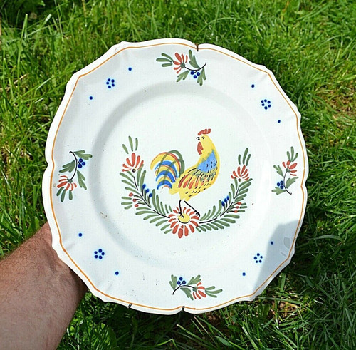 Belle assiette décorative coq - belle,