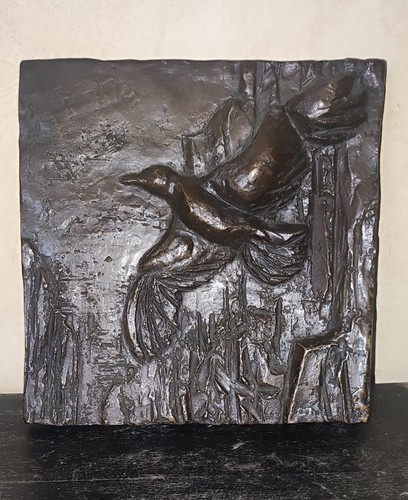 Bas relief bronze - bas,