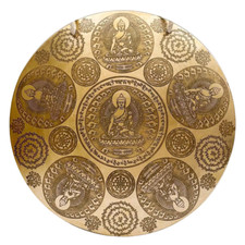Gong sculpté par - , bouddha