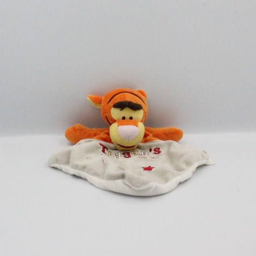 Doudou plat tigrou - plat, orange