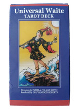 Universal Waite Tarot Deck by Pamela Colman Smith. Jeu De Tarot Vintage 
