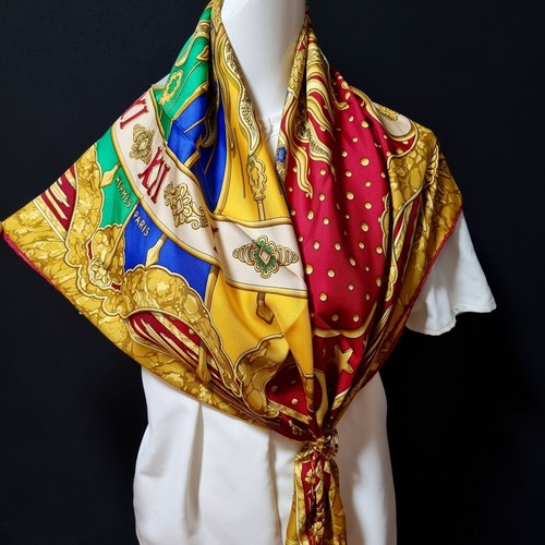 Rare vintage hermes foulard - hermes,