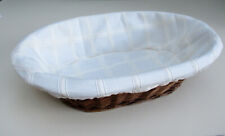 Corbeille en osier housse