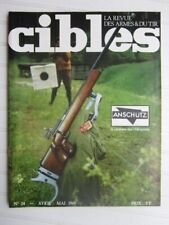 CIBLES N° 14 /tir instinctif/pistolet auto Colt/revolver 92/MAT 49/canon mortier