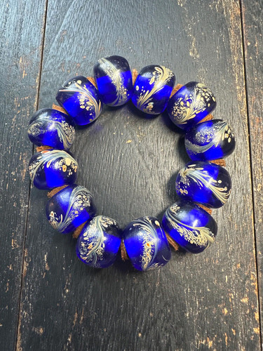 Bracelet perles verre - bracelet, de