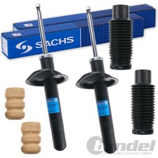 2x SACHS Amortisseur + Protection Kit Avant Convient pour Peugeot 206 Ab Bj 1998
