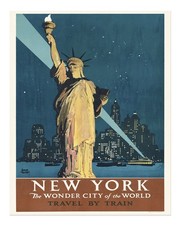 Affiche de voyage vintage New