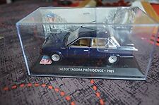 SIMCA TALBOT TAGORA PRESIDENCE 1981 -1/43 - NEUF SOUS BOITIER RIGIDE TRANSLUCIDE