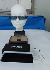 Lunettes De Soleil Vintage Chanel Matelassé Numéro 5046 Avec Boîte Et Certificat