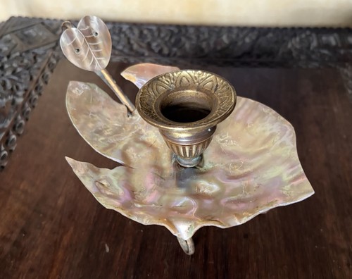Rare bougeoir nacre - rare,