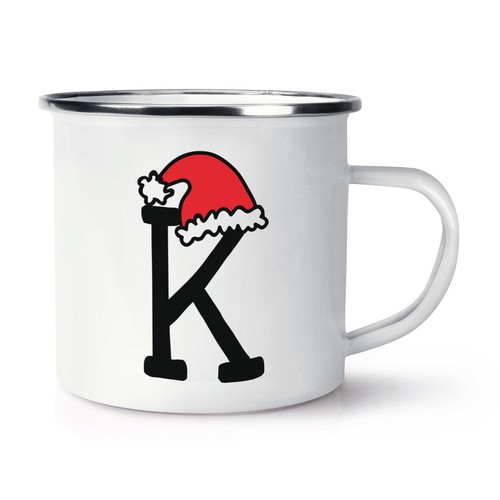 Lettre noël chapeau émail - lettre,
