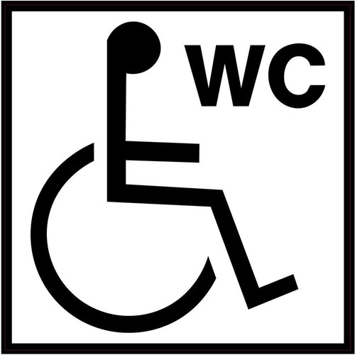 Information handicapé - information, wc
