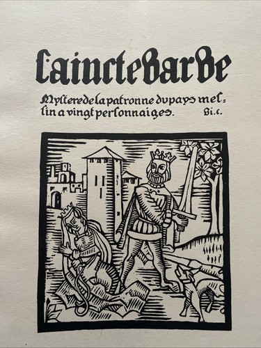 Sainte barbe mystère pays - sainte,