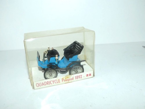 Peugeot quadricycle 1892 bleu - peugeot,