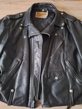 Perfecto cuir noir - cuir, schott