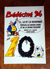 Cp carte postale BD Greg Achille Talon Cubitus Dupa Bédéciné 1994